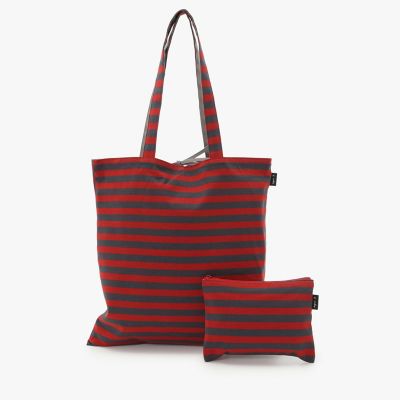 ＜agnes b. (Women)＞細ボーダー　コットン　リバーシブル　トートバッグ　ＺＡＳ１１－０１