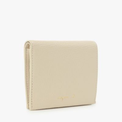 レザー 二つ折り ウォレット” Zoe” ZAW02－01 | agnes b