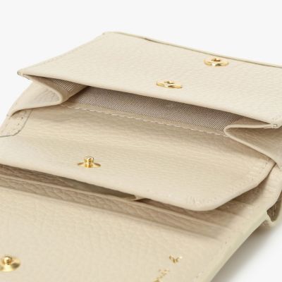 レザー 二つ折り ウォレット” Zoe” ZAW02－01 | agnes b