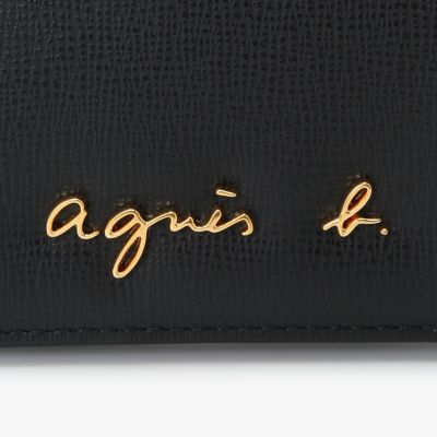 レザー 二つ折り ウォレット ”City” ZAW07－02 | agnes b