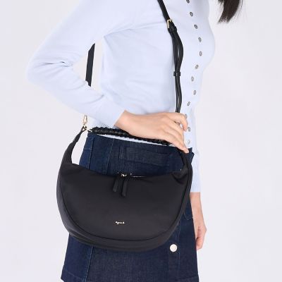 ナイロン 2way ミディアム ショルダーバッグ ”Tsuki 