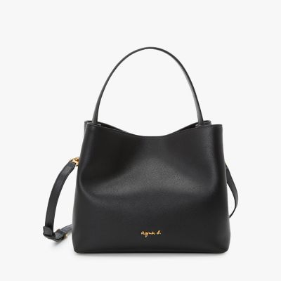 ＜agnes b. (Women)＞２ｗａｙ　ミディアム　トートバッグ　”Ｃｈｒｉｓｔｅｌｌｅ”　ＡＢＳ０１－０１