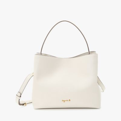 ＜agnes b. (Women)＞２ｗａｙ　ミディアム　トートバッグ　”Ｃｈｒｉｓｔｅｌｌｅ”　ＡＢＳ０１－０１