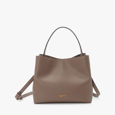 ＜agnes b. (Women)＞２ｗａｙ　ミディアム　トートバッグ　”Ｃｈｒｉｓｔｅｌｌｅ”　ＡＢＳ０１－０１