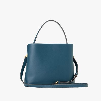 レザー 2way ミディアム トートバッグ ”Christelle 