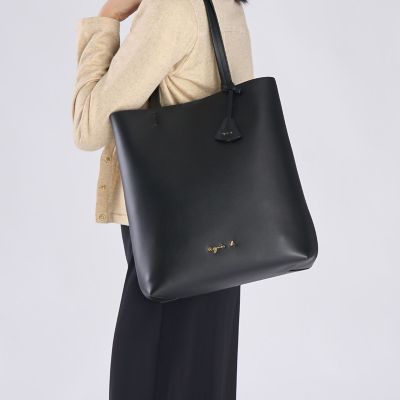 レザー ラージ トートバッグ ABS03－02 | agnes b. (Women