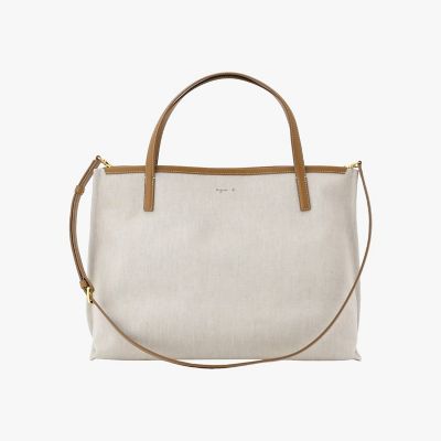 リネン 2way トートバッグ ABX01－01 | agnes b. (Women