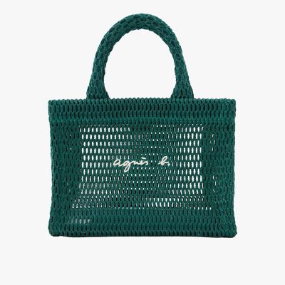 ＜agnes b. (Women)＞ナイロン　メッシュ　スモール　トートバッグ　ＡＢＸ０３－０１