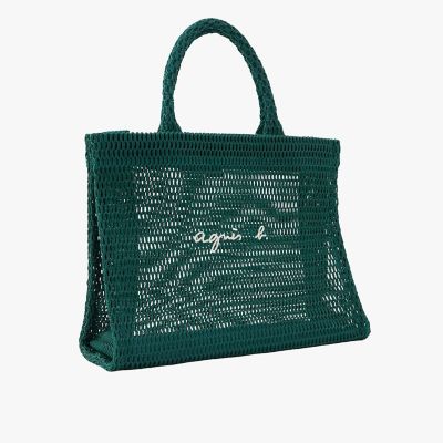 【値下げ中❗️】アニエスベーのナイロントートバッグ ナイロン メッシュ ラージ トートバッグ ABX03－02 | agnes b