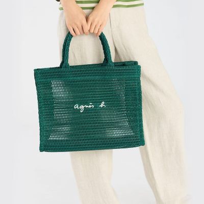 ナイロン メッシュ ラージ トートバッグ ABX03－02 | agnes b