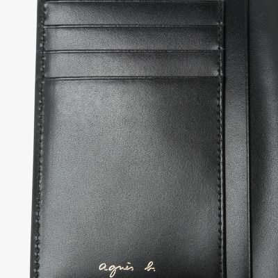 レザー 三つ折り ウォレット ”ava” TAW02A－01 | agnes b