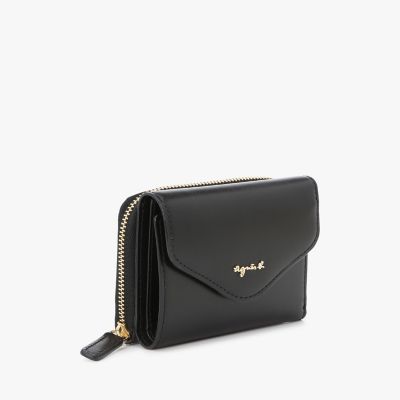 レザー 三つ折り ミニ ウォレット ”ava” TAW02A－02