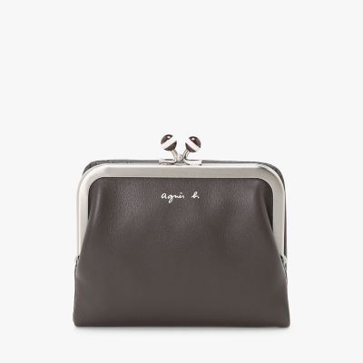 ひ*め様 agnes b.財布　がま口 レザー がま口 ミニ ウォレット ”Irene” PAW07－06