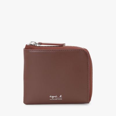 ＜agnes b. HOMME (Men)＞レザー　コインケース”Ｙｖｏｎ”　ＺＡＨ０４－０２