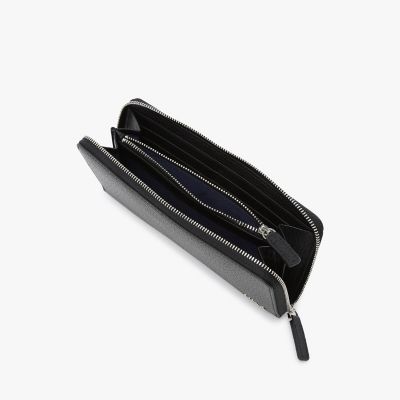 レザー ラウンドジップ ロングウォレット ABH05－03 | agnes b