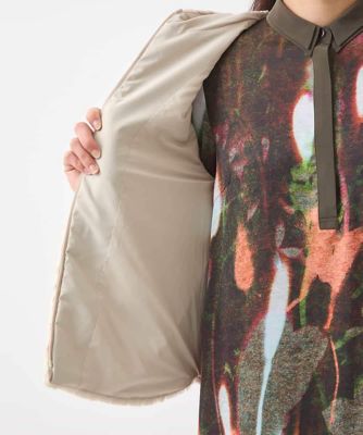 フェイクファーフードベスト ／洗える | HIROKO BIS (Women