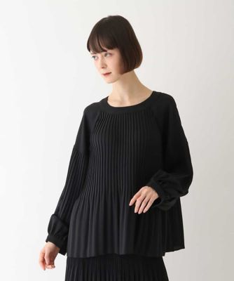 ＜HIROKO BIS (Women)＞【洗える】ニュアンスプリーツブラウス