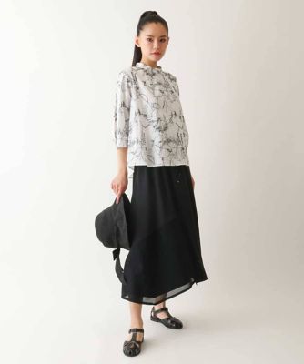 線描き刺繍デザインブラウス ／洗える | HIROKO BIS (Women