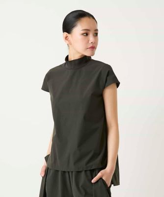 ＜HIROKO BIS (Women)＞リブネックフレンチスリーブプルオーバー　／洗える