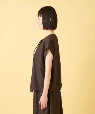 カラーブロックデザインブラウス ／洗える | HIROKO BIS (Women