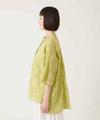 幾何デザインオーバーシルエットブラウス ／洗える | HIROKO BIS 