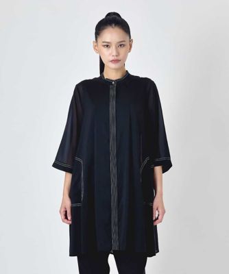 ステッチデザインシアーチュニックブラウス | HIROKO BIS (Women
