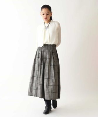 フロントケープデザインブラウス ／洗濯機で洗える | HIROKO BIS