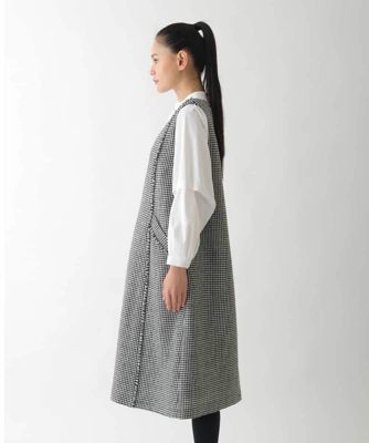千鳥チェックツイードジャンパースカート | HIROKO BIS (Women