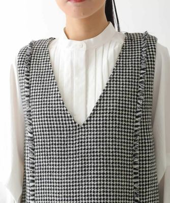 最終価格！！★ヒロコビス★プリーツジャンスカ13号♪タグ付き♪完売品 千鳥チェックツイードジャンパースカート | HIROKO BIS (Women