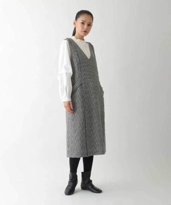 千鳥チェックツイードジャンパースカート | HIROKO BIS (Women