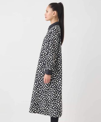 ハート柄ドット衿付きシャツワンピース ／洗える | HIROKO BIS (Women