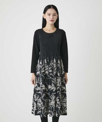シャーリングジャカードデザインワンピース | HIROKO BIS (Women
