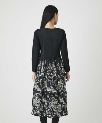 シャーリングジャカードデザインワンピース | HIROKO BIS (Women