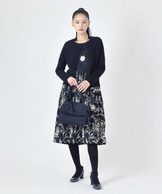 シャーリングジャカードデザインワンピース | HIROKO BIS (Women
