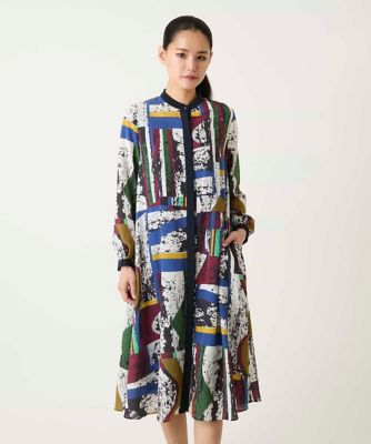 ＜HIROKO BIS (Women)＞アートパネルデザインプリントワンピース
