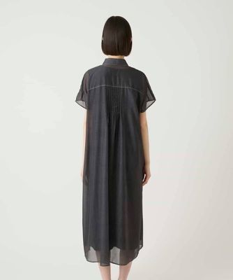 ワンピース/イタリアブランド/新品 サテンデニムピンタックデザインワンピース ／洗える | HIROKO BIS
