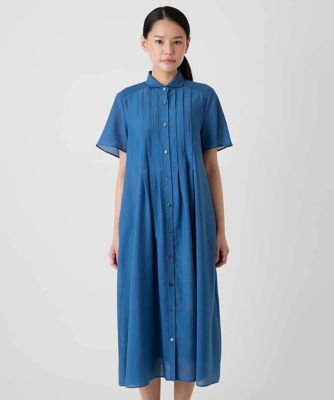HIROKO BIS タック入り フレアワンピース タックデザインシャツワンピース | HIROKO BIS (Women)/ヒロコビス
