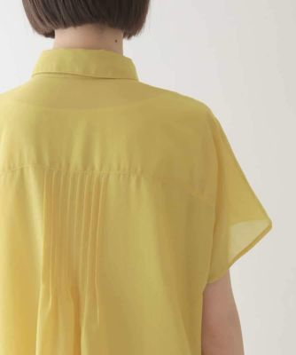 ピンタックデザインシルエットワンピース ／洗濯機で洗える | HIROKO