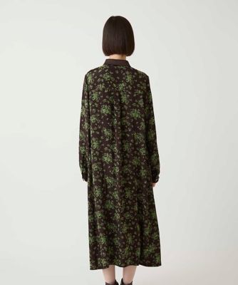 小付きフラワー柄シャツワンピース ／洗える | HIROKO BIS (Women