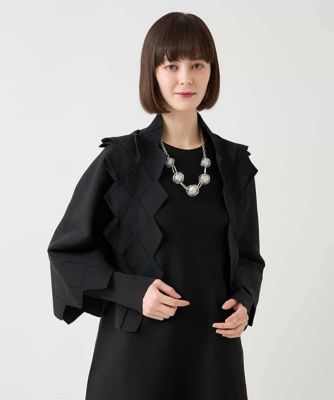 HIROKO BIS / ヒロコビス 立体モチーフショートカーディガン 立体モチーフショートカーディガン | HIROKO BIS (Women