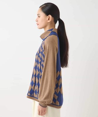 HIROKO BIS / ヒロコビス ジャカードハイネックプルオーバー ジャカードハイネックプルオーバー | HIROKO BIS (Women