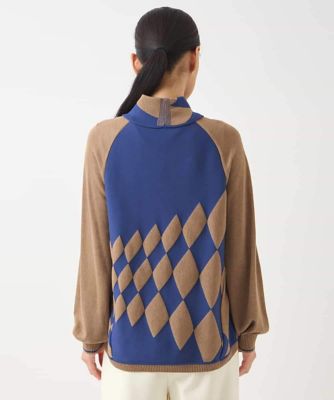 HIROKO BIS / ヒロコビス ジャカードハイネックプルオーバー ジャカードハイネックプルオーバー | HIROKO BIS (Women