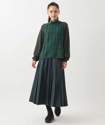 ジャカードハイネックプルオーバー | HIROKO BIS (Women