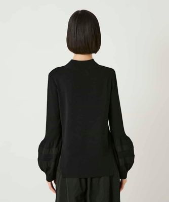 異素材ジョイントニットプルオーバー | HIROKO BIS (Women)/ヒロコビス