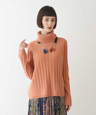 ＜HIROKO BIS (Women)＞エアヤーンハイネックニットプルオーバー