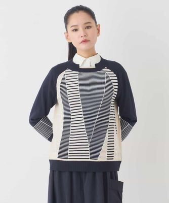 その他 hiroko ボーダーミックスニットプルオーバー | HIROKO BIS (Women)/ヒロコビス