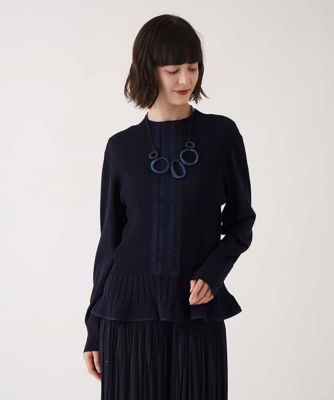 HIROKO BIS (Women)/ヒロコビス ピコテープジョイントニットプルオーバー