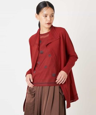 ＜HIROKO BIS (Women)＞【洗える】ドレープラインライトカーディガン