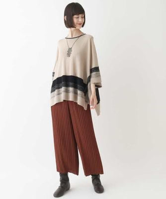 HIROKO BIS / ヒロコビス グラデーションポンチョニットプルオーバー グラデーションポンチョニットプルオーバー | HIROKO BIS (Women