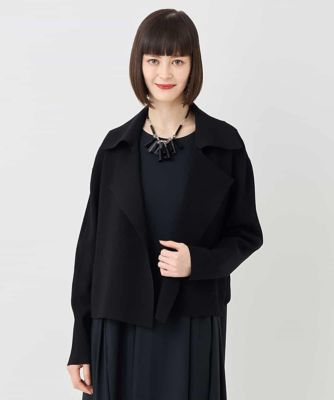 ミラノリブニットジャケット ／洗える | HIROKO BIS (Women